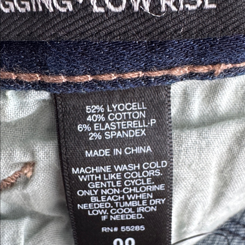 NWT Express Distressed Low Rise Legging Jean Size 00 - Picture 9 of 9